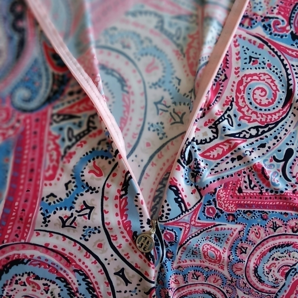 Tommy Hilfiger Women's Multi Colored Paisley 3/4 … - image 5